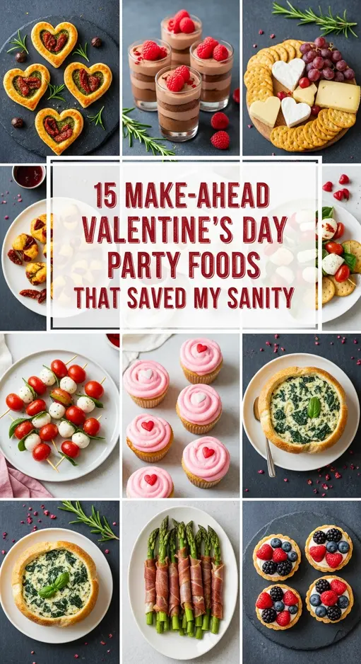15 Make-Ahead Valentine’s Day Party Foods That Saved My Sanity