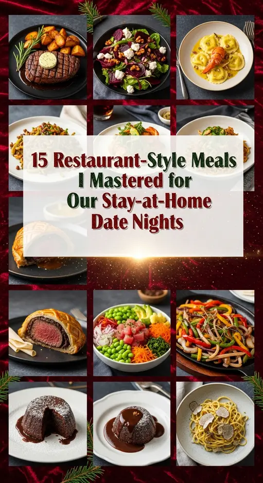 15 Restaurant-Style Meals I Mastered for Our Stay-at-Home Date Nights