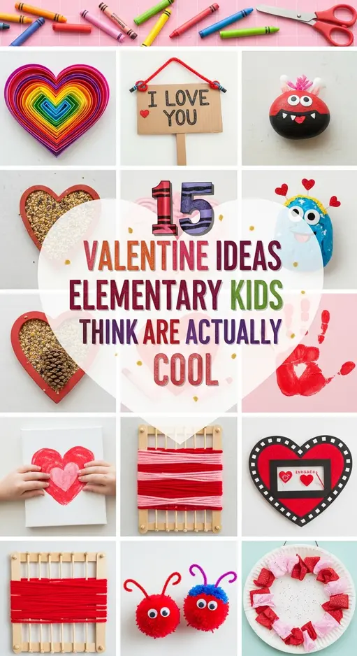 15 Valentine Craft Ideas Elementary Kids Think Are Actually Cool