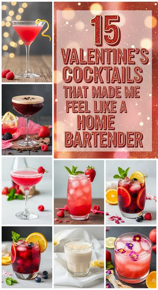 15 Valentine’s Cocktails That Made Me Feel Like a Home Bartender