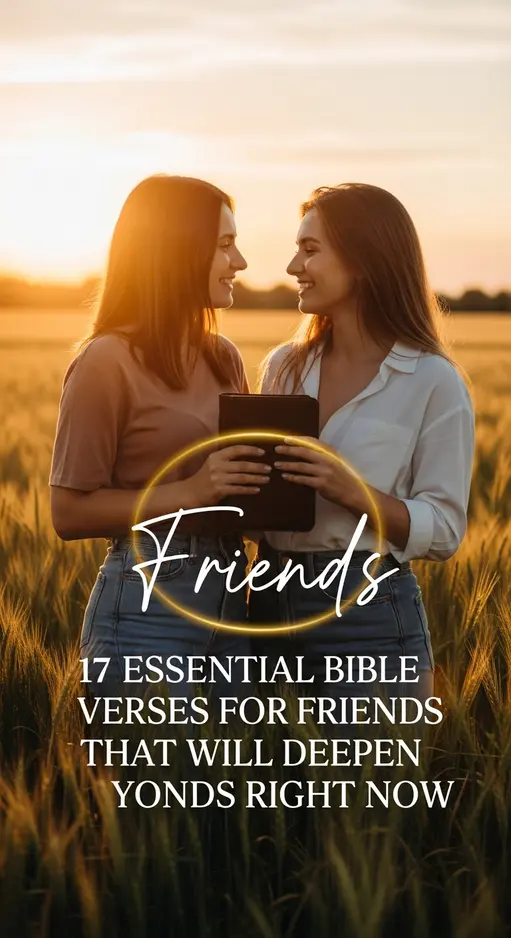 17 Essential Bible Verses for Friends That Will Deepen Your Bonds Right Now