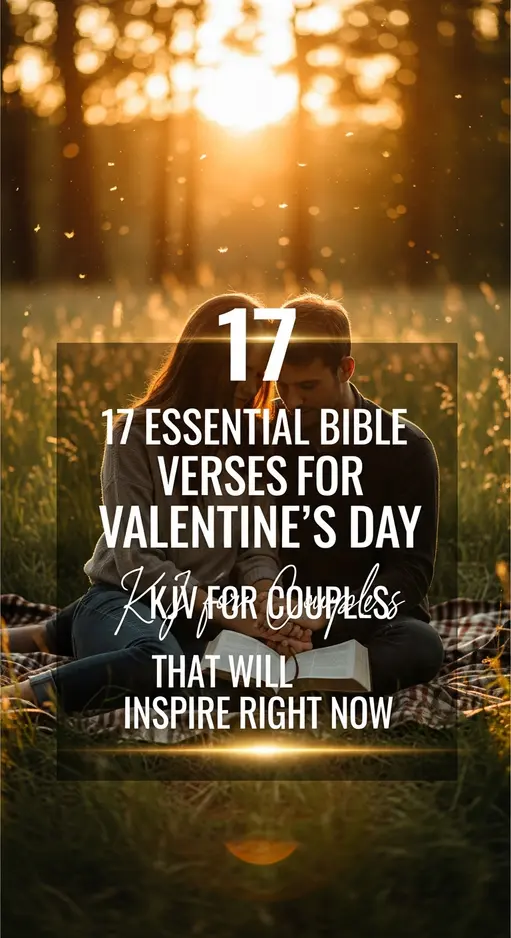 17 Essential Bible Verses for Valentine’s Day KJV for Couples That Will Inspire Right Now