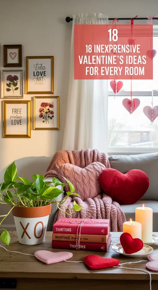 18 Inexpensive Valentine’s Decor Ideas for Every Room