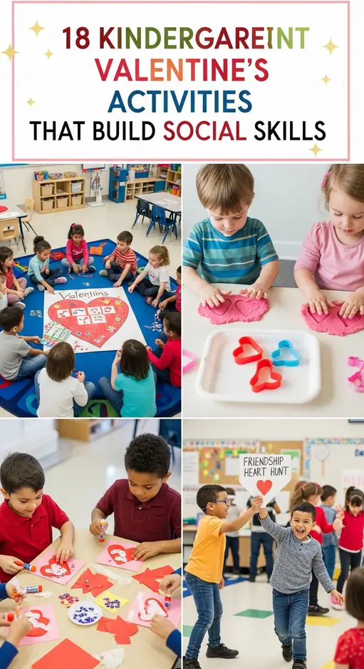 18 Kindergarten Valentine’s Activities That Build Social Skills