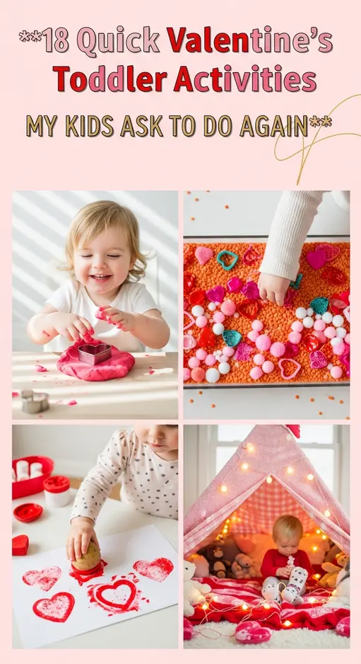 18 Quick Valentine’s Toddler Activities My Kids Ask to Do Again