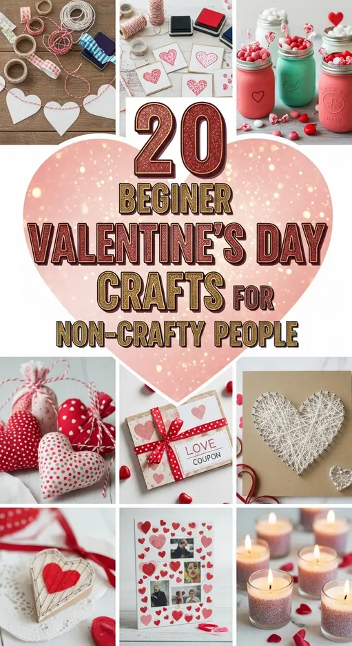 20 Beginner Valentine’s Day Crafts for Non-Crafty People