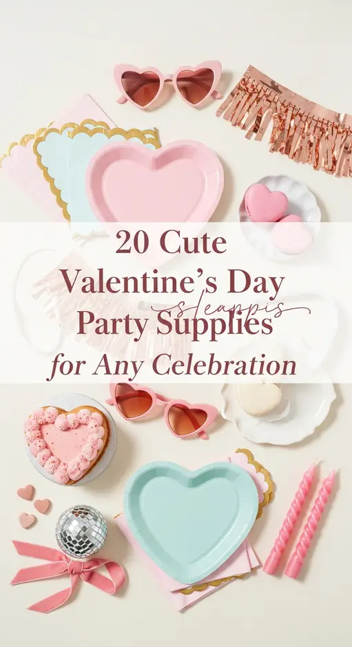 20 Cute Valentine’s Day Party Supplies for Any Celebration