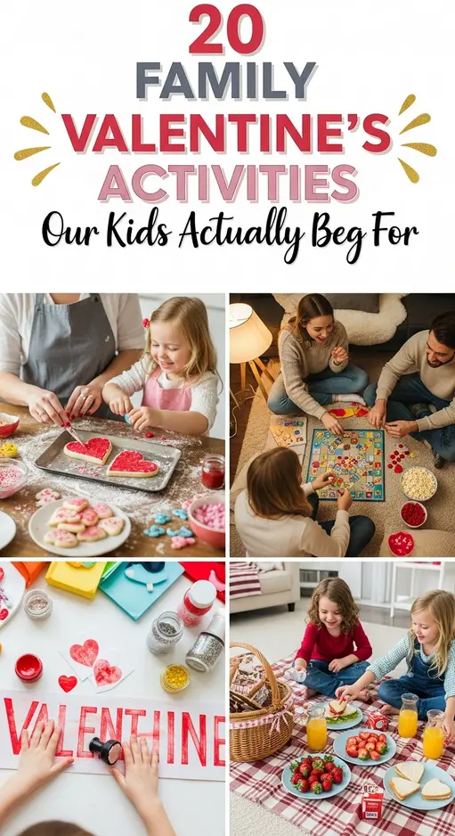 20 Family Valentine’s Activities Our Kids Actually Beg For