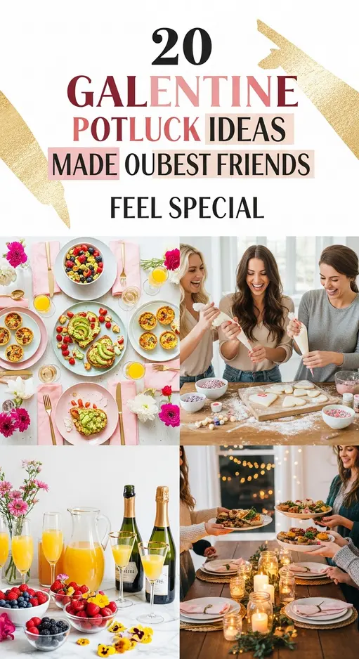 20 Galentine Potluck Ideas That Made Our Best Friends Feel Special