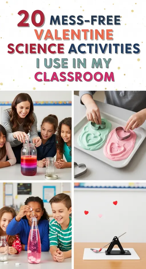 20 Mess-Free Valentine Science Activities I Use in My Classroom