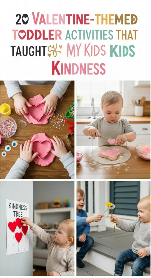 20 Valentine-Themed Toddler Activities That Taught My Kids Kindness