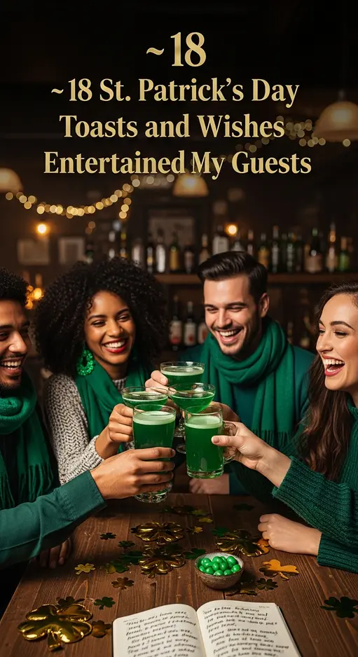 22 St. Patrick’s Day Toasts and Wishes That Entertained My Guests