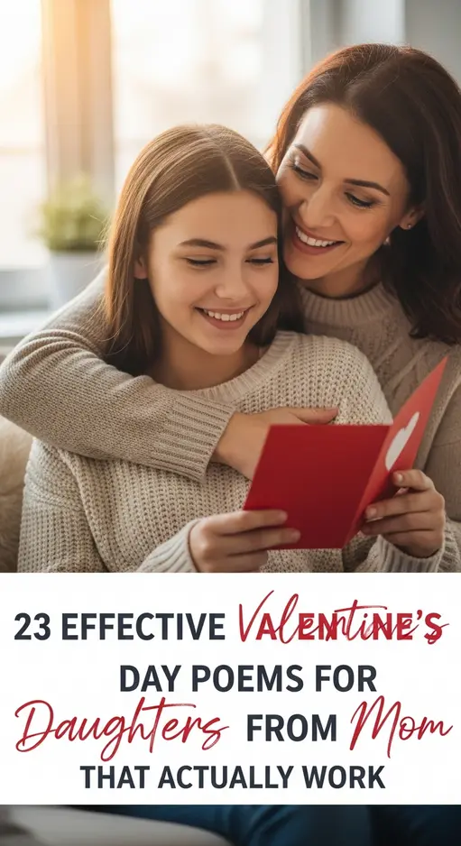 23 Effective Valentine’s Day Poems for Daughters from Mom That Actually Work