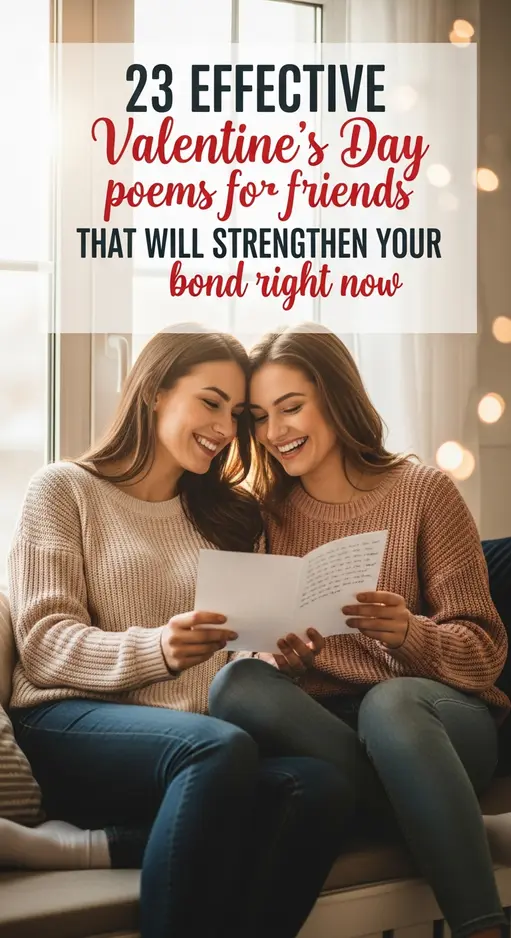 23 Effective Valentine’s Day poems for friends that will strengthen your bond right now