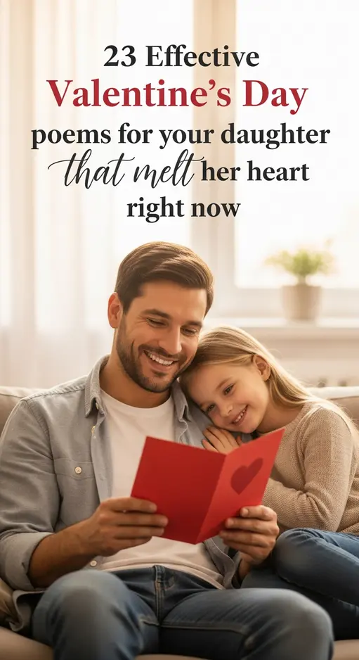 23 Effective Valentine’s Day poems for your daughter that melt her heart right now