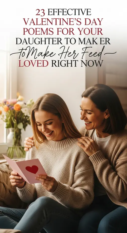 23 Effective Valentine’s Day Poems for Your Daughter to Make Her Feel Loved Right Now