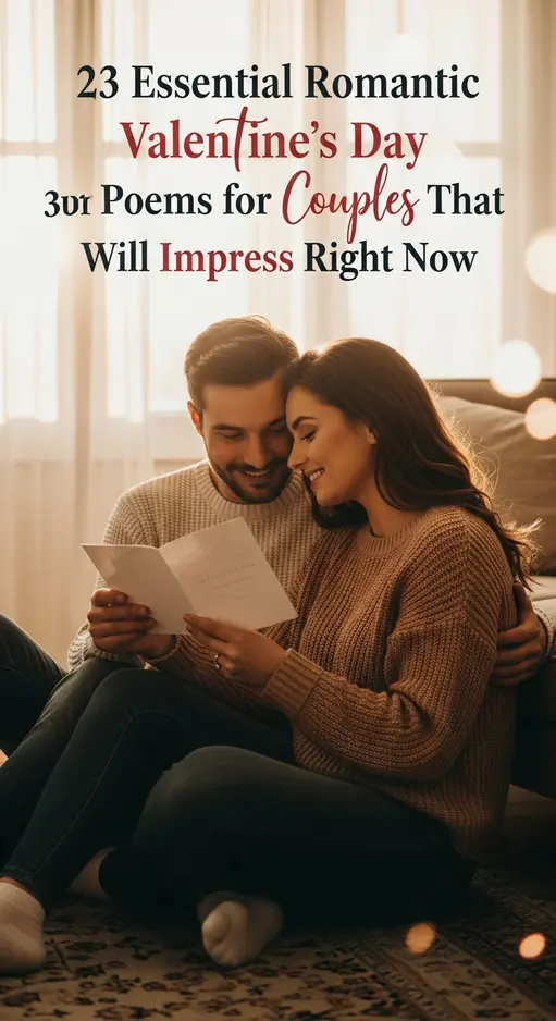 23 Essential Romantic Valentine’s Day Poems for Couples That Will Impress Right Now