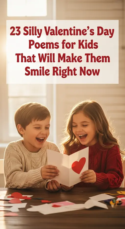 23 Silly Valentine’s Day Poems for Kids That Will Make Them Smile Right Now