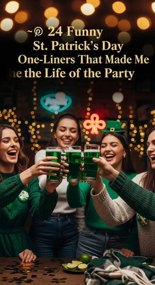 24 Funny St. Patrick’s Day One-Liners That Made Me the Life of the Party