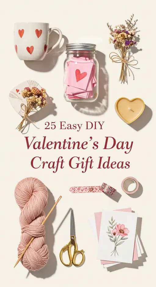25 Easy DIY Valentine’s Day Craft Gift Ideas