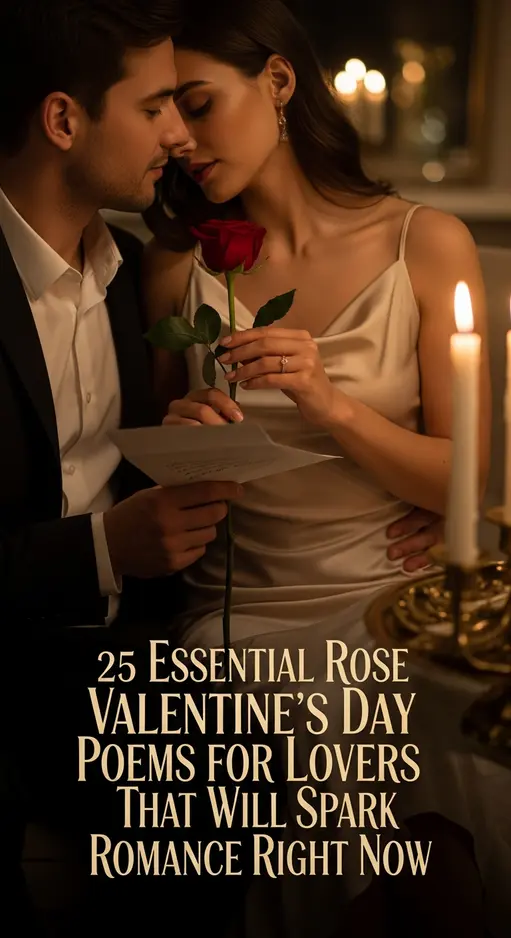 25 Essential Rose Valentine’s Day Poems for Lovers That Will Spark Romance Right Now