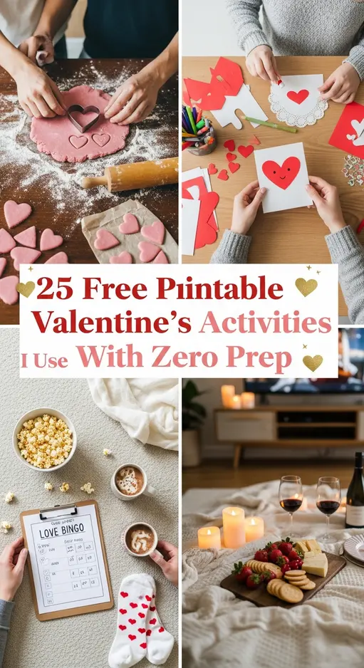 25 Free Printable Valentine’s Activities I Use With Zero Prep