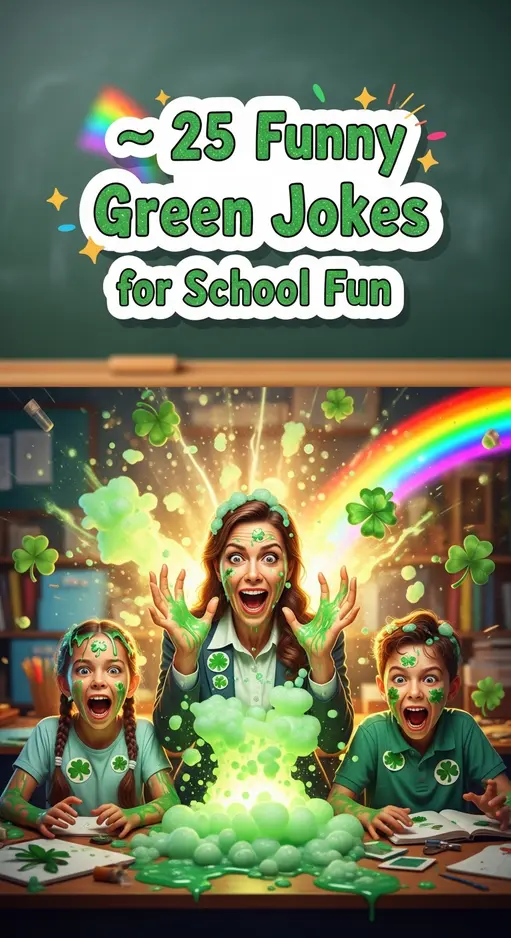 25 Funny Green Jokes for School Fun 2 25 Funny Green Jokes for School Fun