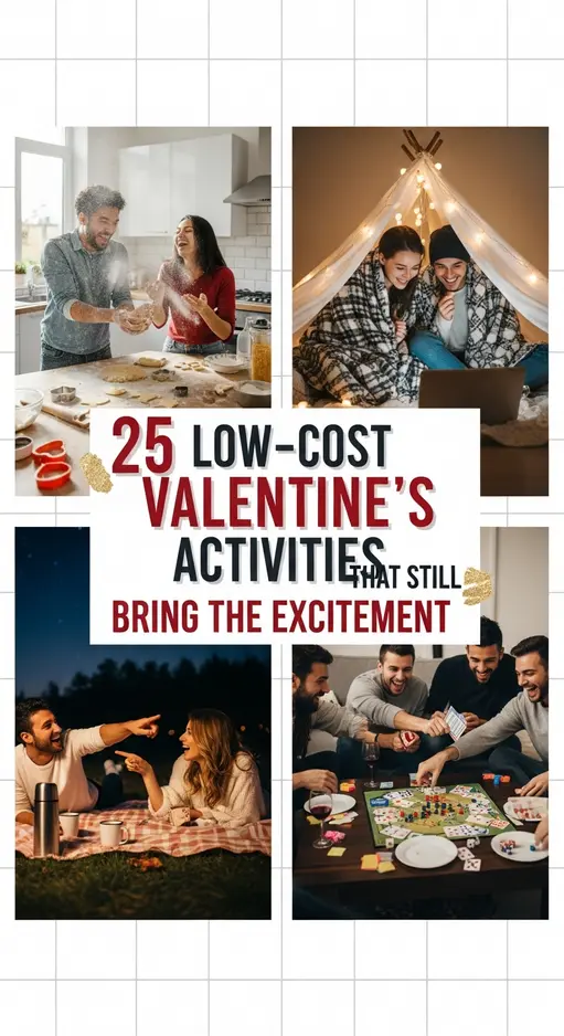 25 Low-Cost Valentine’s Activities That Still Bring the Excitement