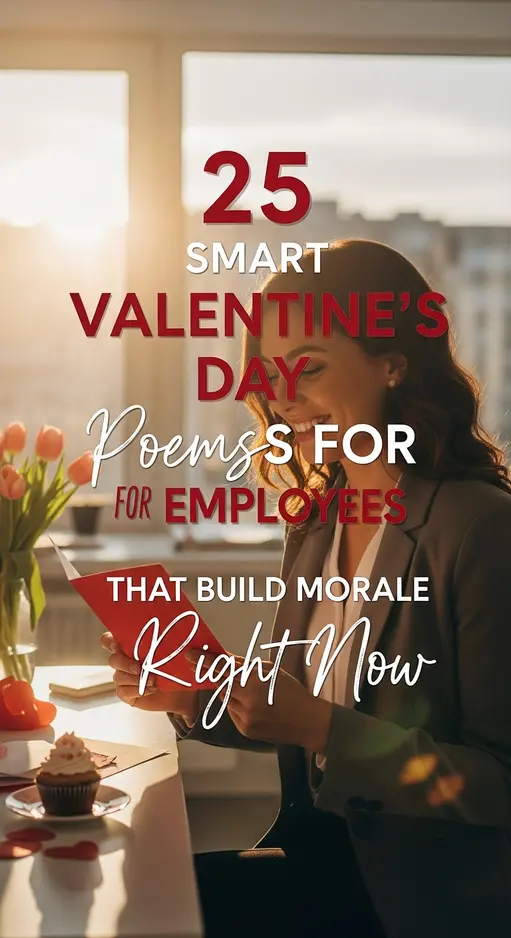 25 Smart Valentine’s Day Poems for Employees That Build Morale Right Now