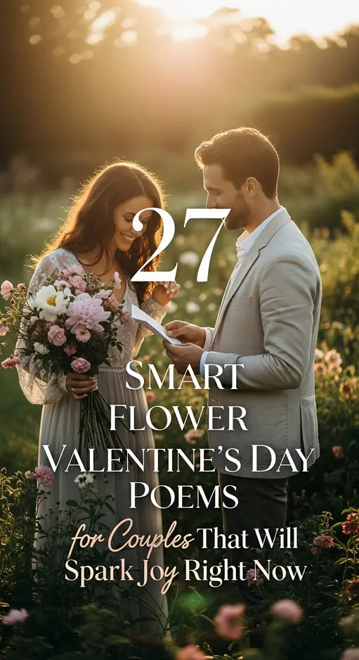 27 Smart Flower Valentine’s Day Poems for Couples That Will Spark Joy Right Now