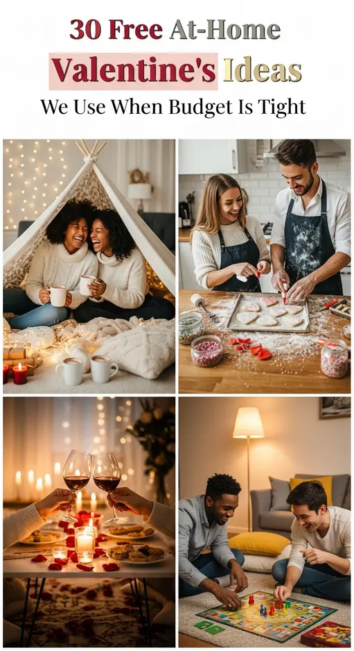 30 Free At-Home Valentine’s Ideas We Use When Budget Is Tight