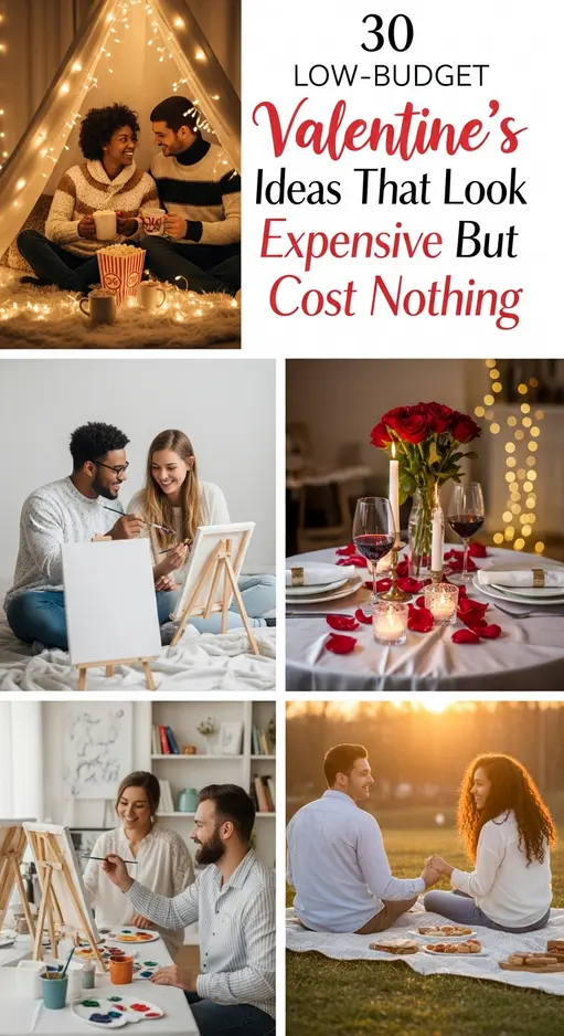 30 Low-Budget Valentine’s Ideas That Look Expensive But Cost Nothing