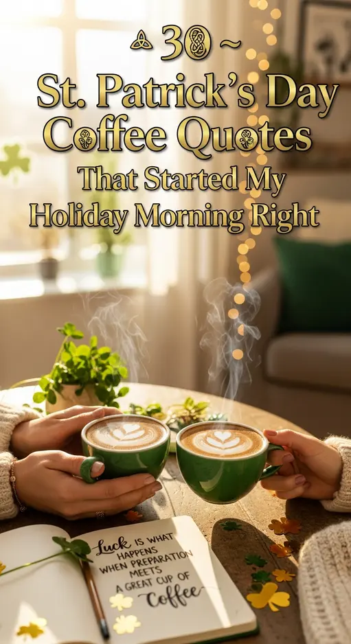 30 St. Patrick’s Day Coffee Quotes That Started My Holiday Morning Right