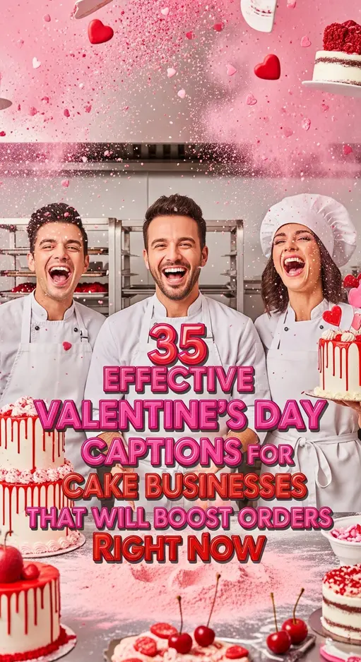 35 Effective Valentine’s Day Captions for Cake Businesses That Will Boost Orders Right Now