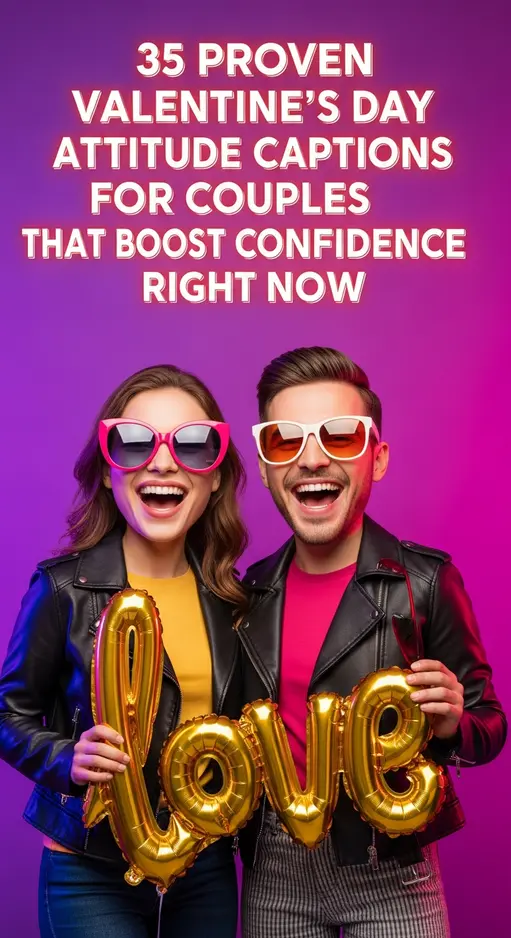 35 Proven Valentine’s Day Attitude Captions for Couples That Boost Confidence Right Now