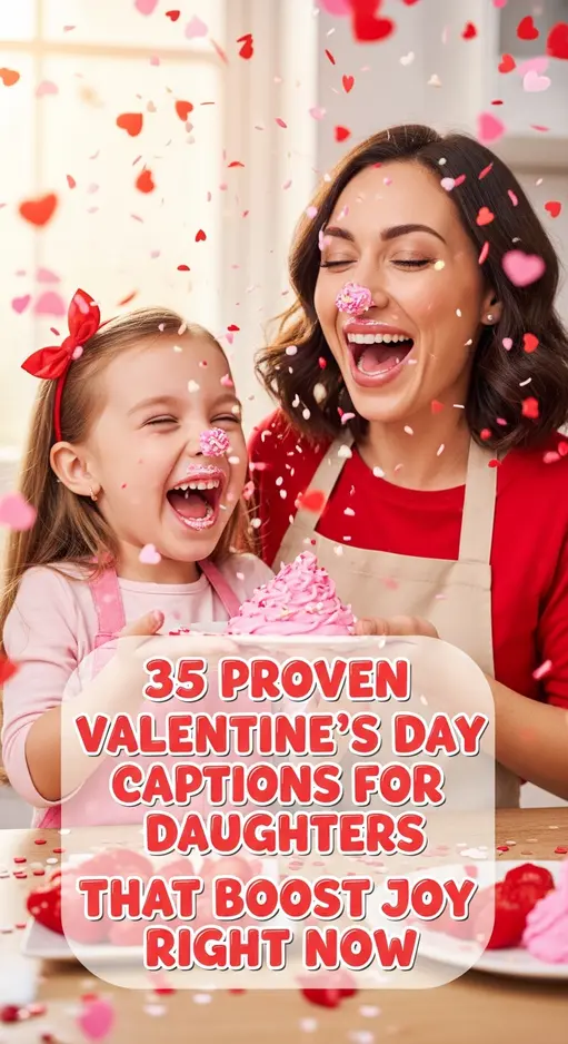 35 Proven Valentine’s Day Captions for Daughters That Boost Joy Right Now