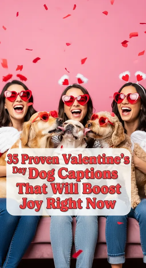 35 Proven Valentine’s Day Dog Captions That Will Boost Joy Right Now