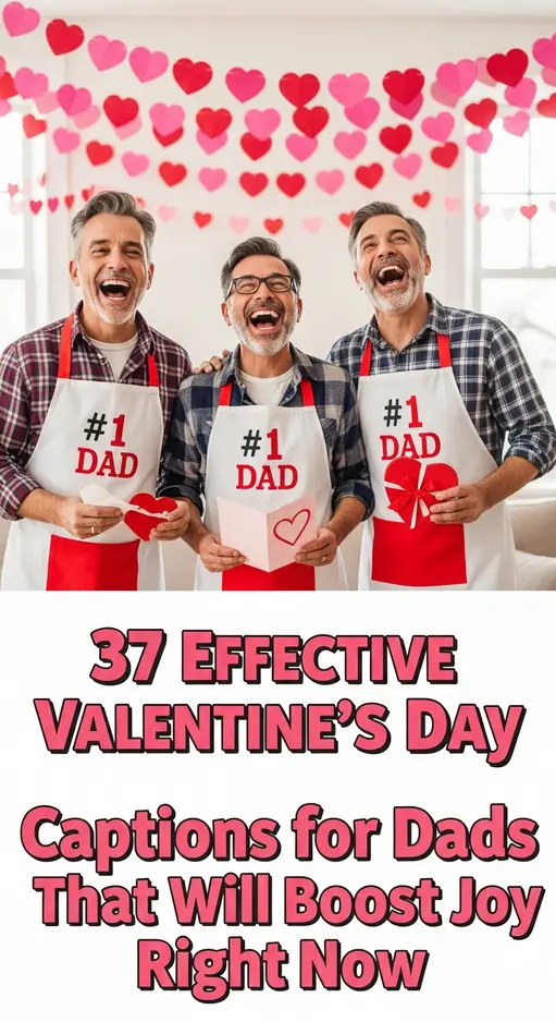 37 Effective Valentine’s Day Captions for Dads That Will Boost Joy Right Now
