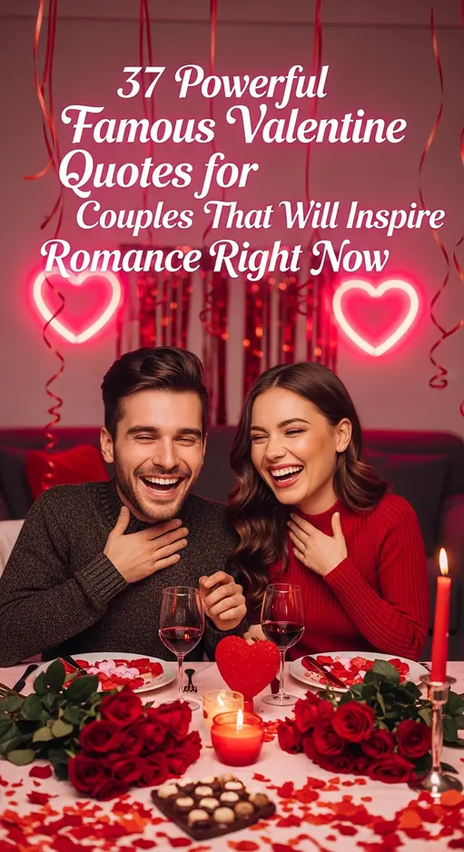 37 Powerful Famous Valentine Quotes for Couples That Will Inspire Romance Right Now