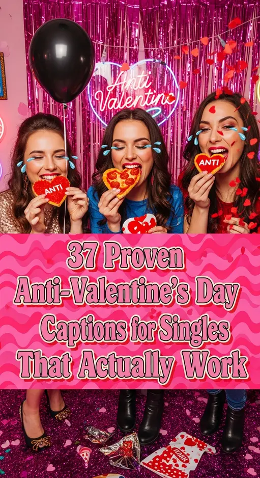 37 Proven Anti-Valentine’s Day Captions for Singles That Actually Work
