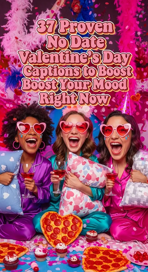 37 Proven No Date Valentine’s Day Captions to Boost Your Mood Right Now