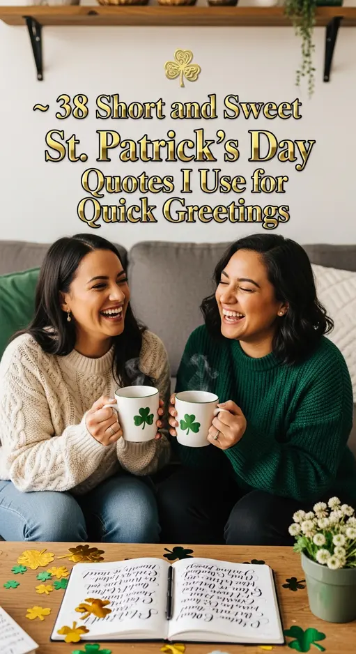 38 Short and Sweet St. Patrick’s Day Quotes I Use for Quick Greetings
