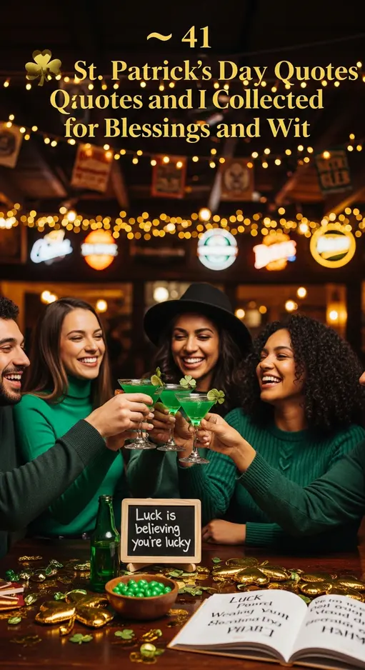 41 St. Patrick’s Day Quotes and Sayings I Collected for Blessings and Wit