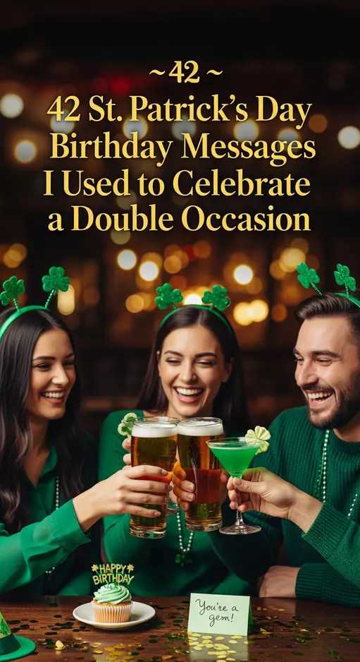 42 St. Patrick’s Day Birthday Messages I Used to Celebrate a Double Occasion