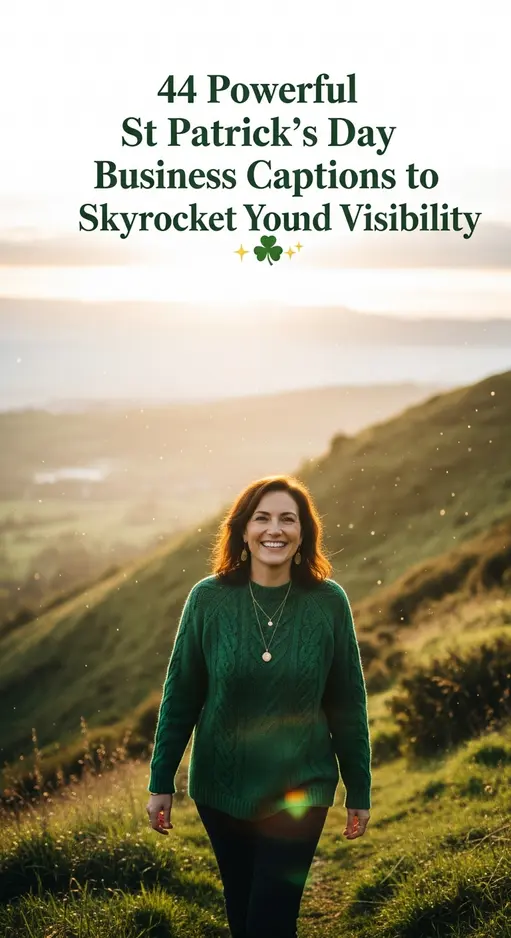 44 Powerful St Patrick’s Day Business Captions to Skyrocket Your Brand Visibility 🍀