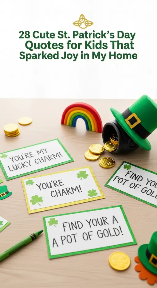44Cute St. Patrick’s Day Quotes for Kids That Sparked Joy in My Home