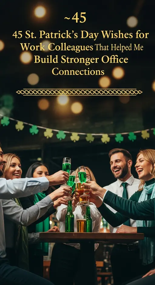 17 St. Patrick’s Day Wishes for Work Colleagues That Helped Me Build Stronger Office Connections