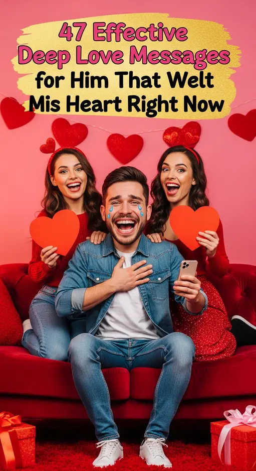 47 Effective Deep Love Messages for Him That Will Melt His Heart Right Now