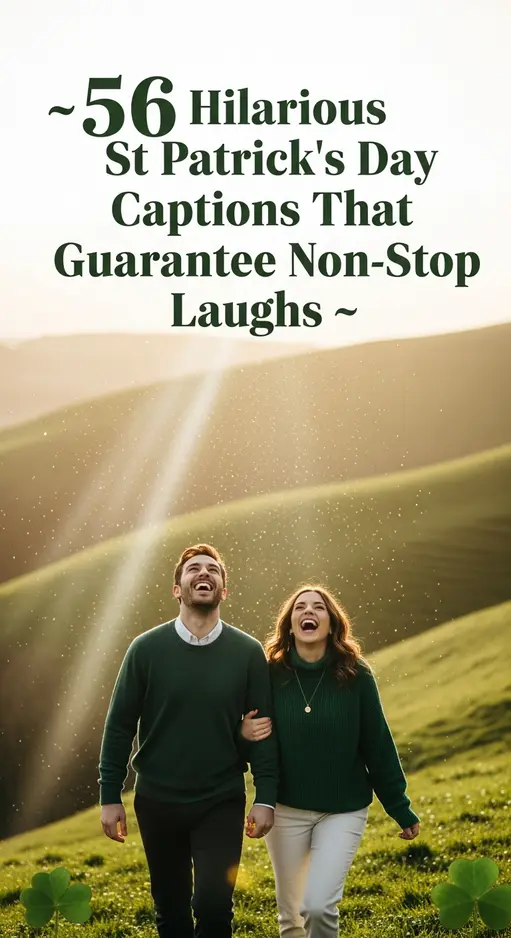 56 Hilarious St Patrick’s Day Captions That Guarantee Non-Stop Laughs 😂🍀