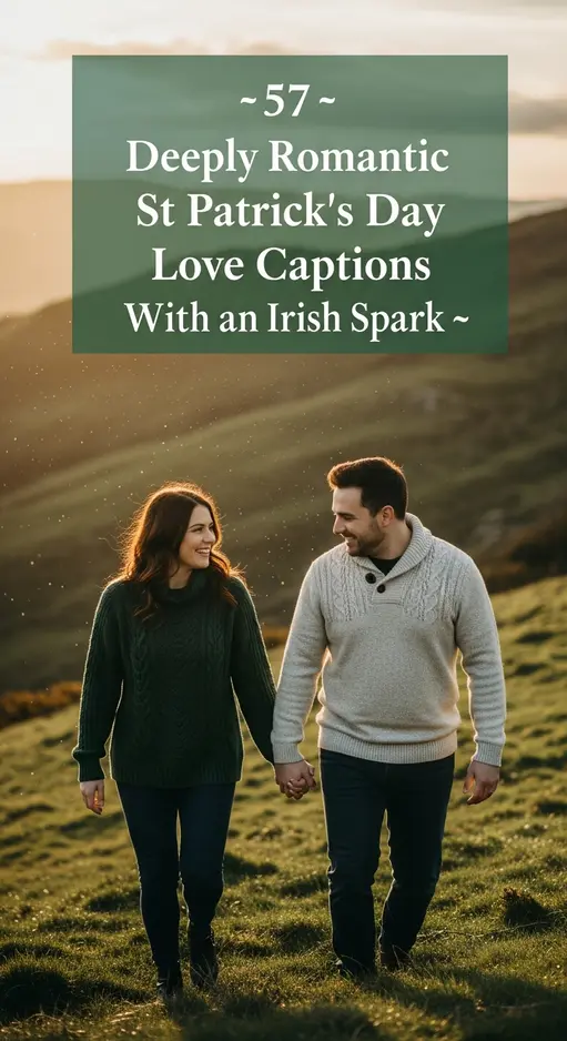 57 Deeply Romantic St Patrick’s Day Love Captions With an Irish Spark 💚🍀